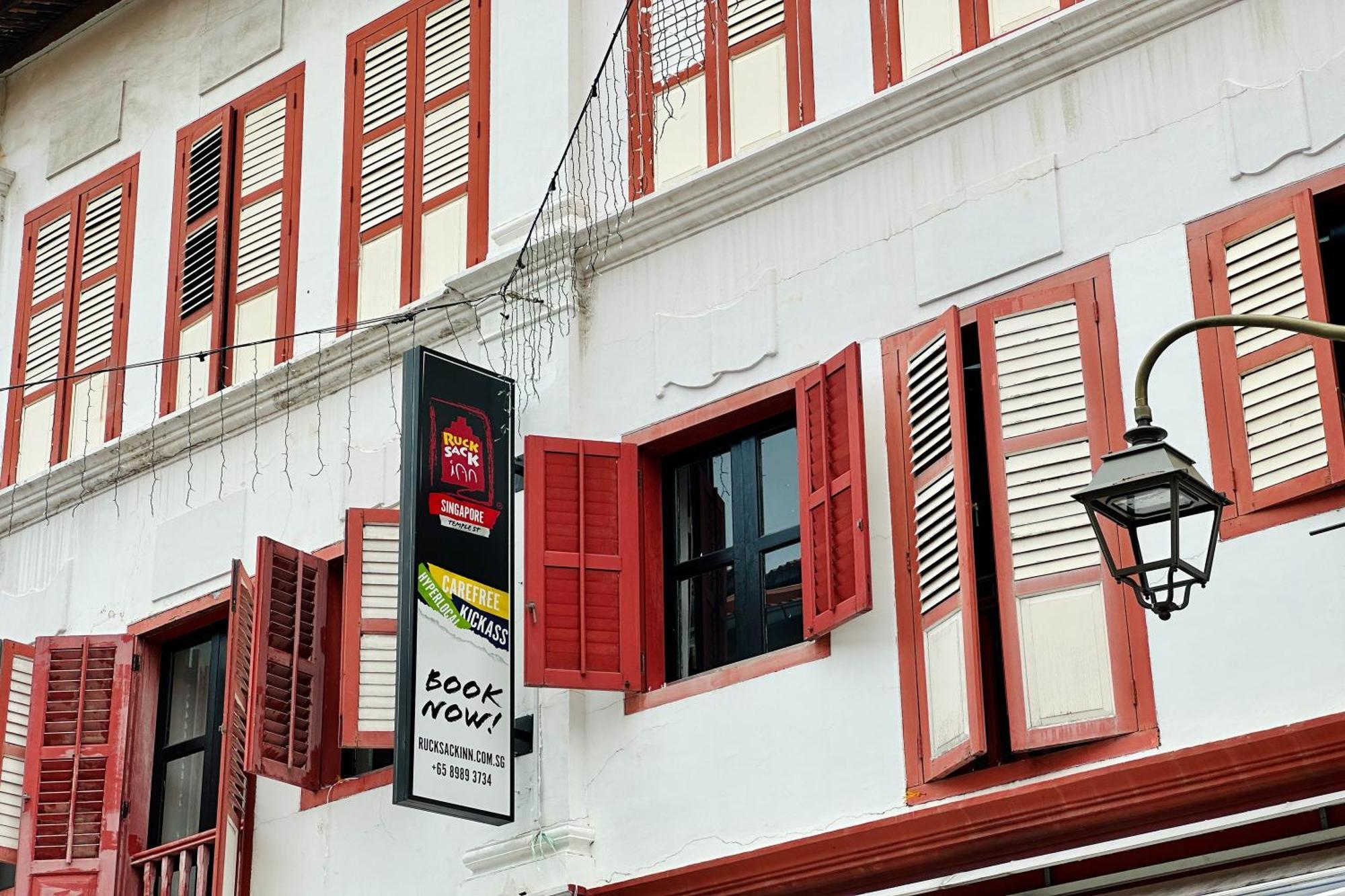 Rucksack Inn Temple Street Singapore Eksteriør bilde