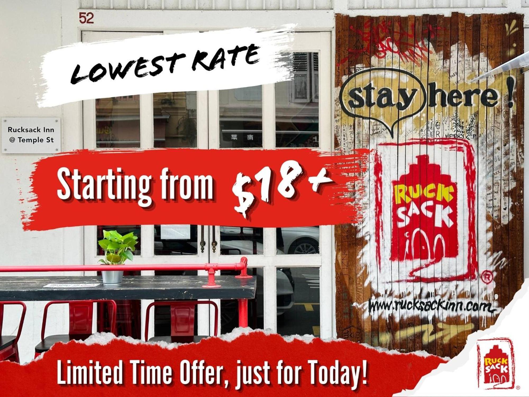 Rucksack Inn Temple Street Singapore Eksteriør bilde